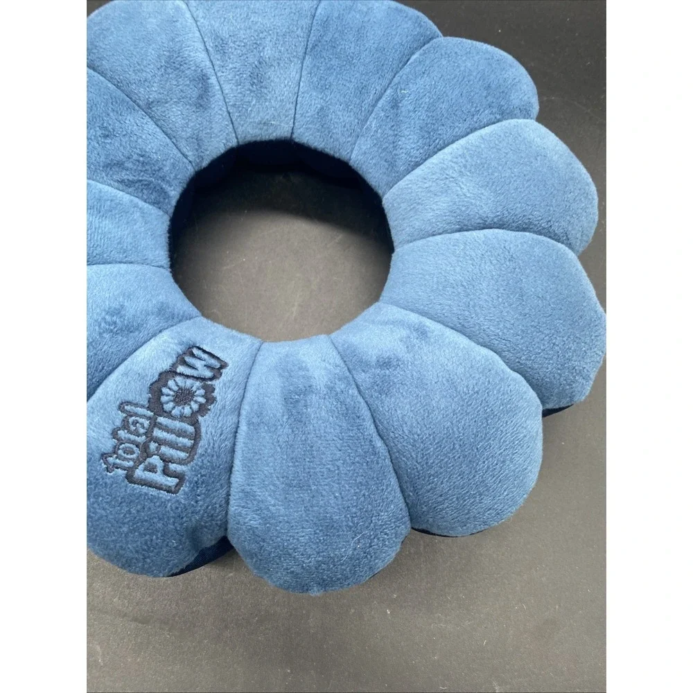 Total Pillow Donut Neck Pillow for Airplane & Travel
